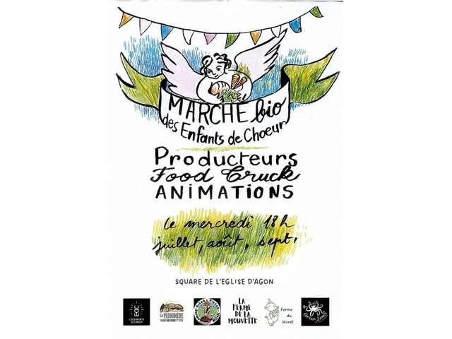 Marché bio du bistrot Les Enfants de Chœur