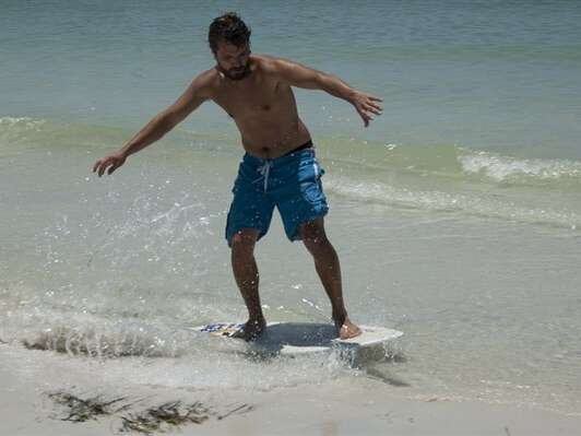 Initiation au skimboard