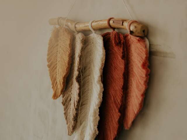 Atelier : Feuille en macramé