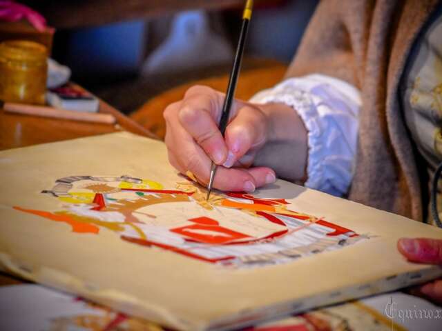 Atelier famille : « Complètement enluminé ! »