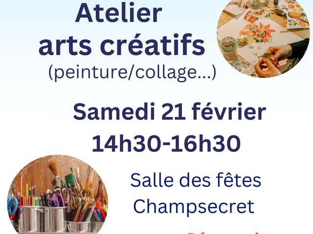 Ateliers arts créatifs (peinture/collage)