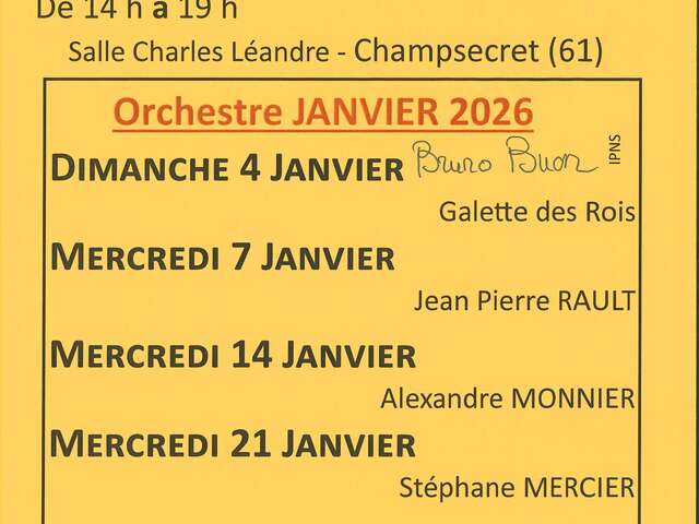 Thé dansant à Champsecret