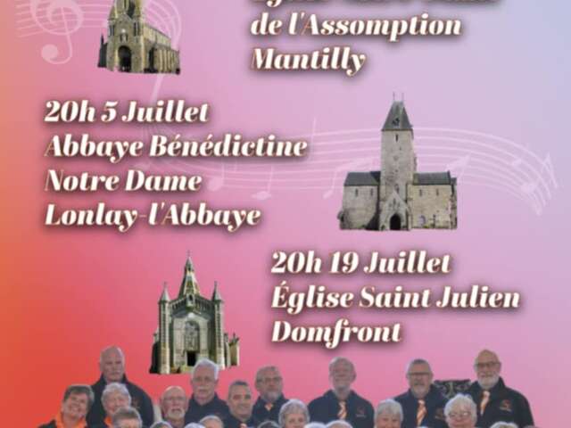Saison des concerts d'été par la Chorale Vivace