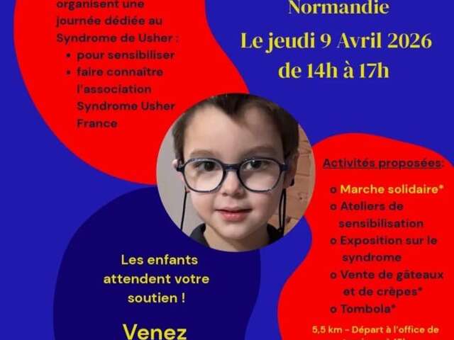 marche solidaire et animations au profit de la recherche sur le syndrome de Usher