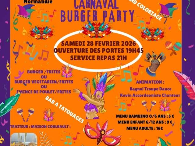 Troisième édition du Carnaval Burger Party