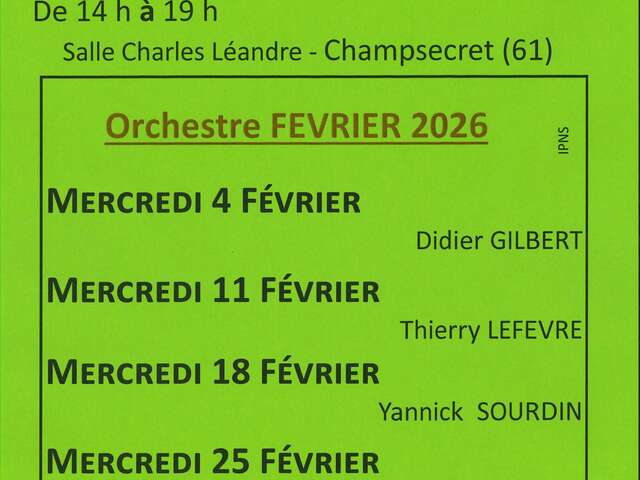 Thé dansant à Champsecret