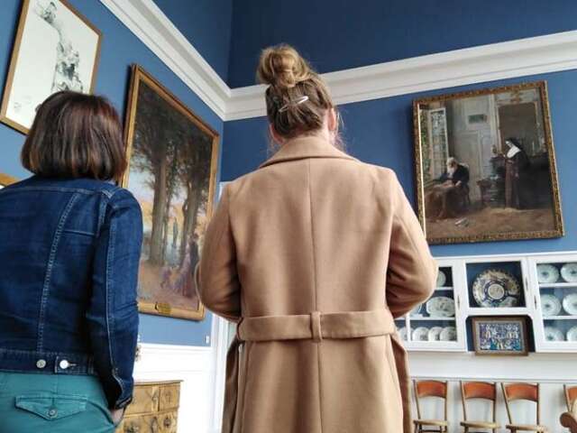 Charles Léandre et son curieux cabinet