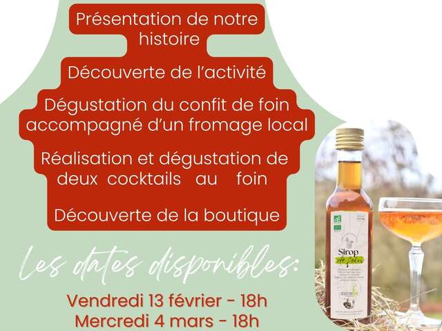 Atelier découverte du foin culinaire - Degustonfoin