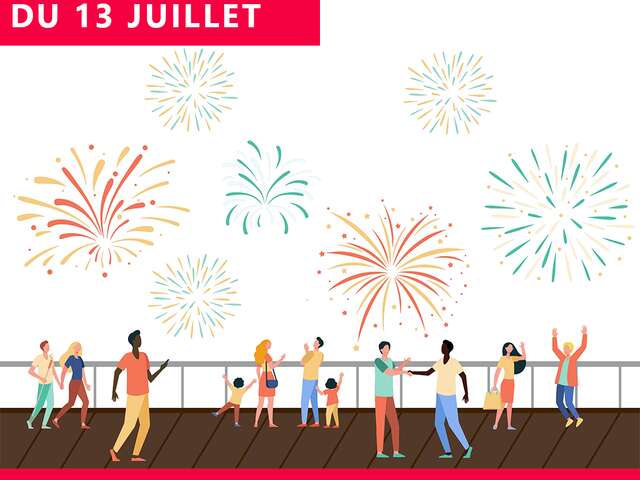 Fête nationale : feu d'artifice Domfront