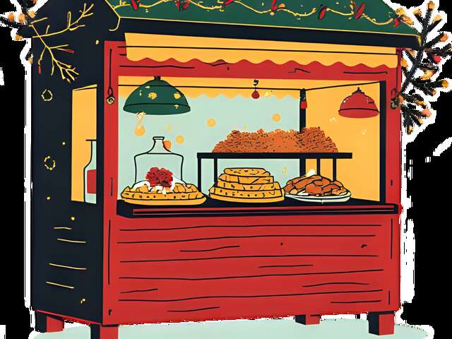 Stands gourmands de noël à Céaucé