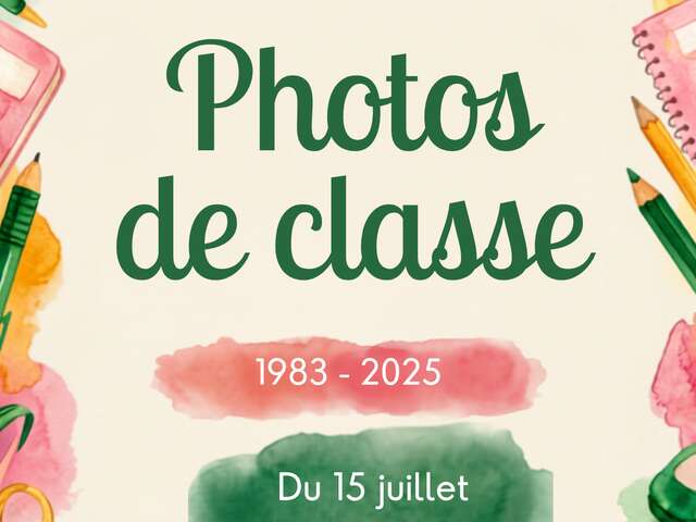 Exposition : Photos de classe