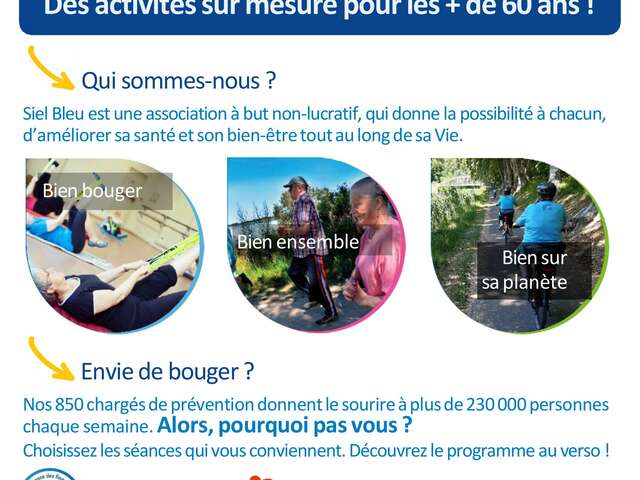 SIEL BLEU : l'été des Seniors- Gym