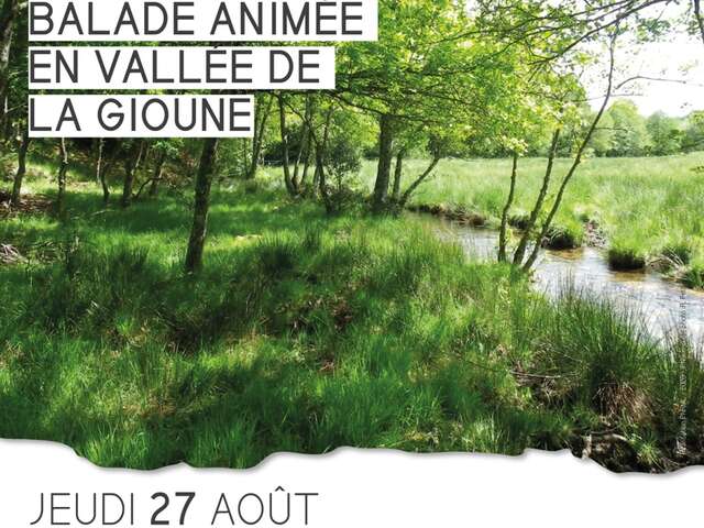Balade animée en vallée de la Gioune