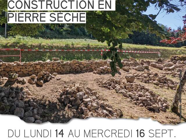 Chantier école de construction en pierre sèche - Formation 3 jours