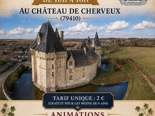 Journées Européennes du patrimoine : Visites guidées du Château de Cherveux