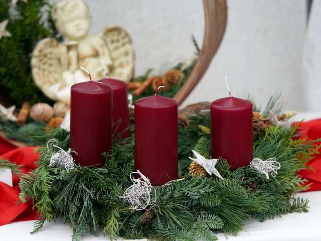 Les Ateliers de la mine : Atelier Art floral - Centre de table de Noël