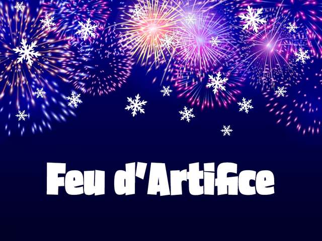 Feu d'artifice de Noël - Aubusson