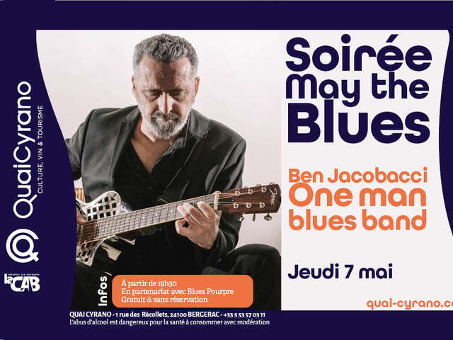 Soirée May the Blues | Ben Jacobacci one man blues band
