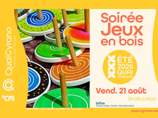 Soirée jeux en bois