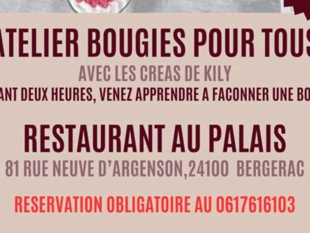Atelier bougie | Au Palais