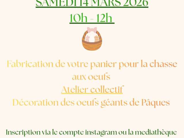 Atelier de Pâques