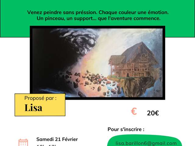 Atelier acrylique - Association ArtLab Eclore