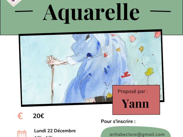 Atelier aquarelle - Association ArtLab Eclore