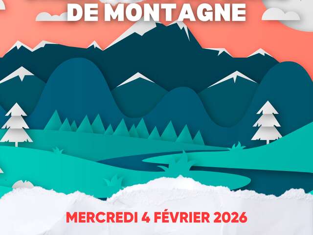 Atelier création d'un paysage de montagne en papier