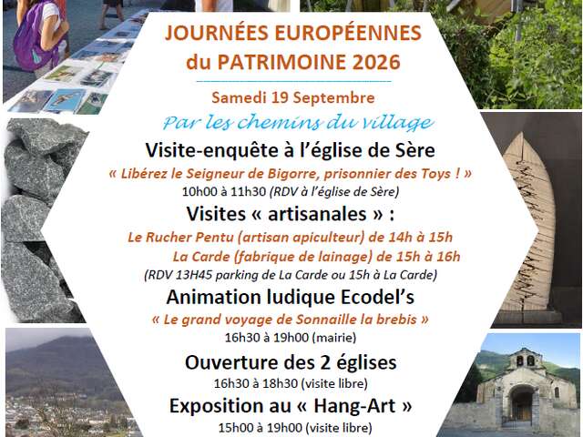 Journées Européennes du Patrimoine : "Par les chemins du village"