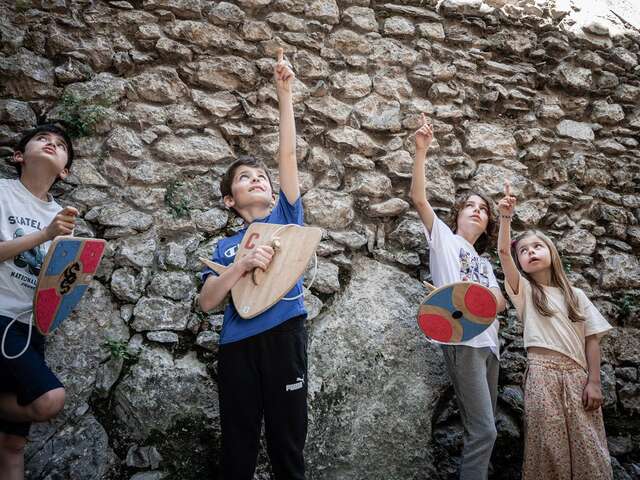 Visites guidées en famille au château "Au temps d'avant, dans la peau d'un chevalier"