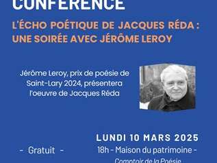 Printemps des Poètes - Conférence/hommage Jacques Réda