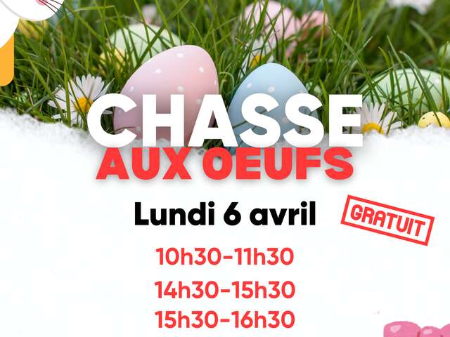 Chasse aux oeufs de Pâques !