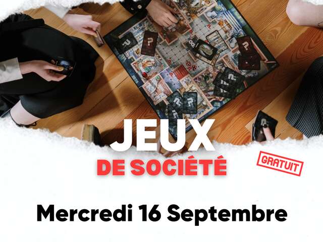 Jeux de société autour du patrimoine - MOIS DU PATRIMOINE