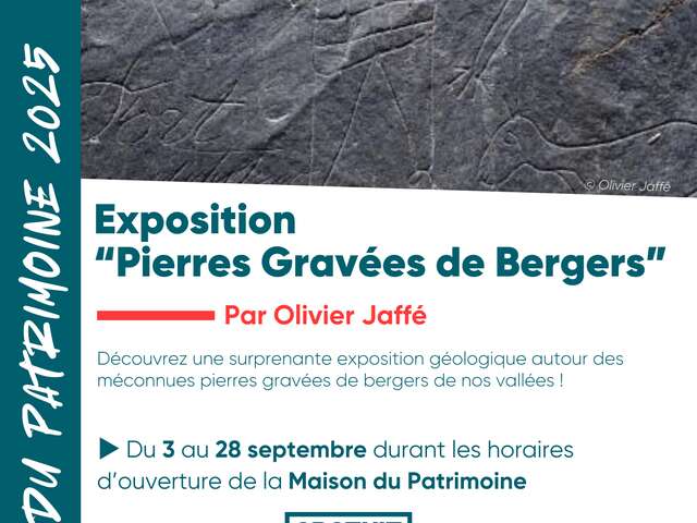 Exposition géologique “Pierres Gravées de Bergers”