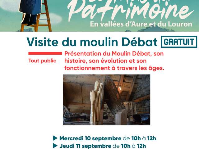 Visite du moulin Débat