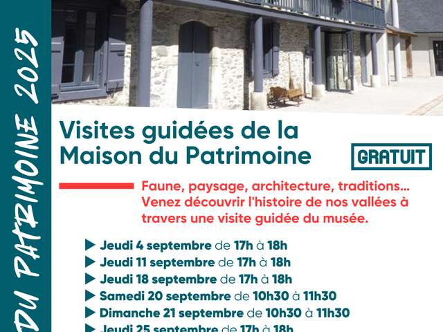 Visite guidée de la Maison du Patrimoine