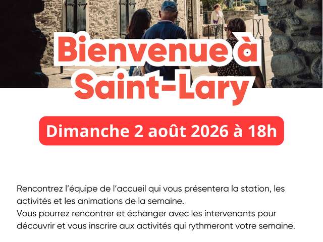 Pot d'accueil "Bienvenue à Saint-Lary"