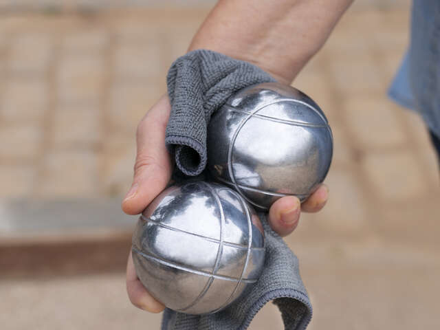 Concours de pétanque