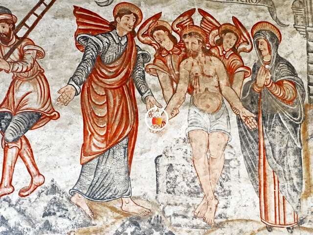 Visites d'églises en vallée d'Aure : Les églises peintes