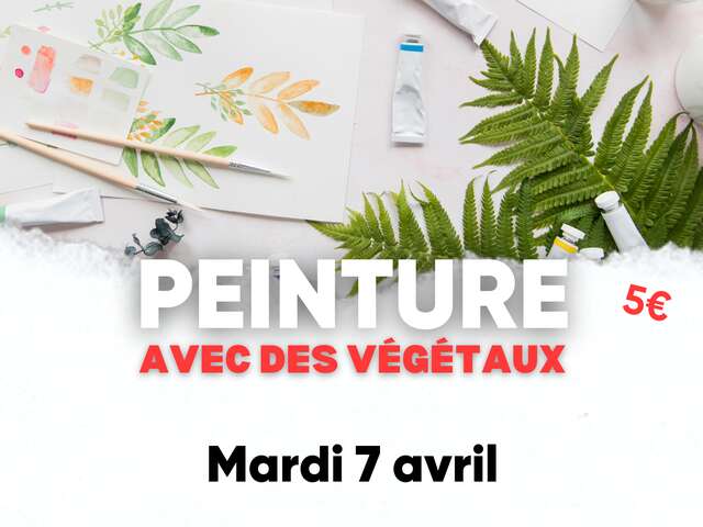 Atelier "peindre avec des végétaux"