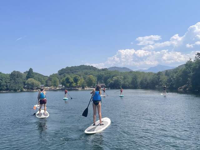 TOUR DU LAC DE LOURDES EN STAND UP PADDLE AVEC O2 LOURDES