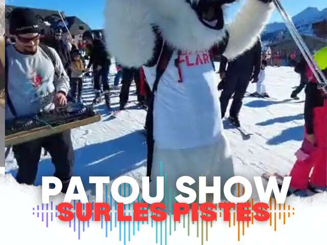 Patou fait son show sur les pistes !