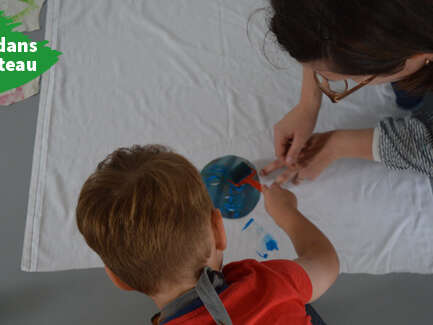 Atelier "Peinture sur tissu". De 3 à 6 ans