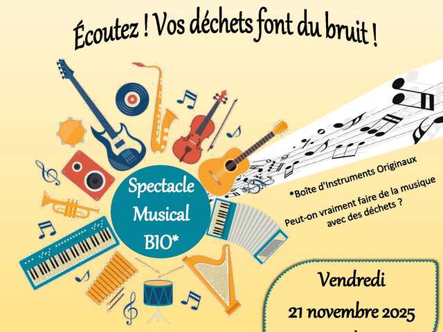 Spectacle Musical Bio "Les recycleurs de son"