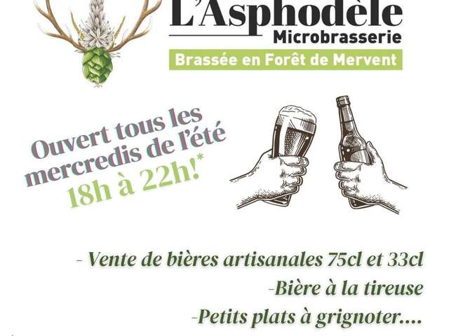 Ouverture au public de la brasserie L'Asphodèle