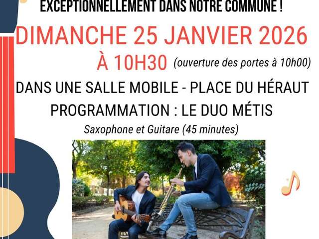 Concert : la musique vient à vous.