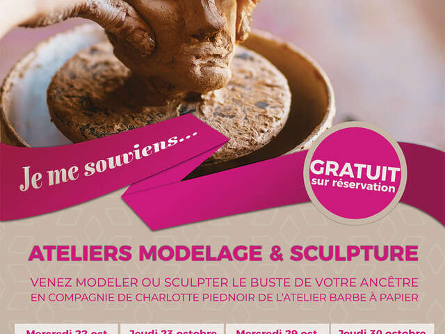 Ateliers modelage & sculpture