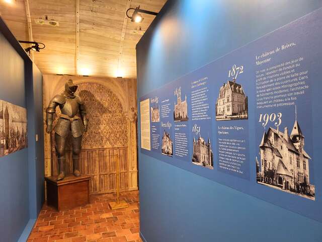 Visites commentées de l'exposition temporaire "Au fil des châteaux"