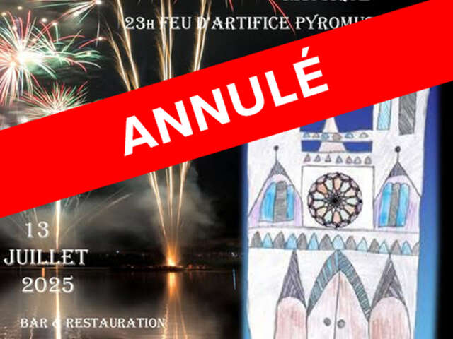Annulé - Concert et feu d'artifice à Mervent