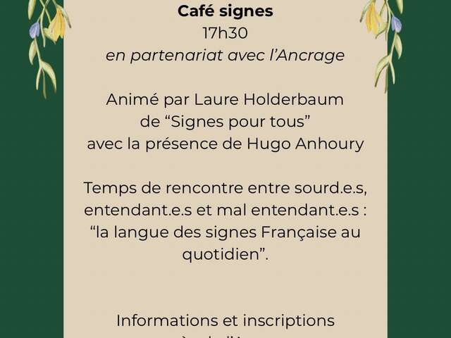 Café signes